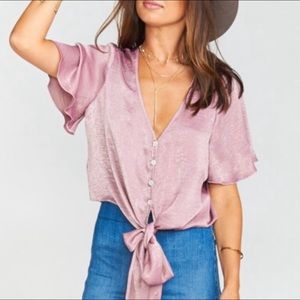 Show Me Your Mumu Tortuga Tie Top